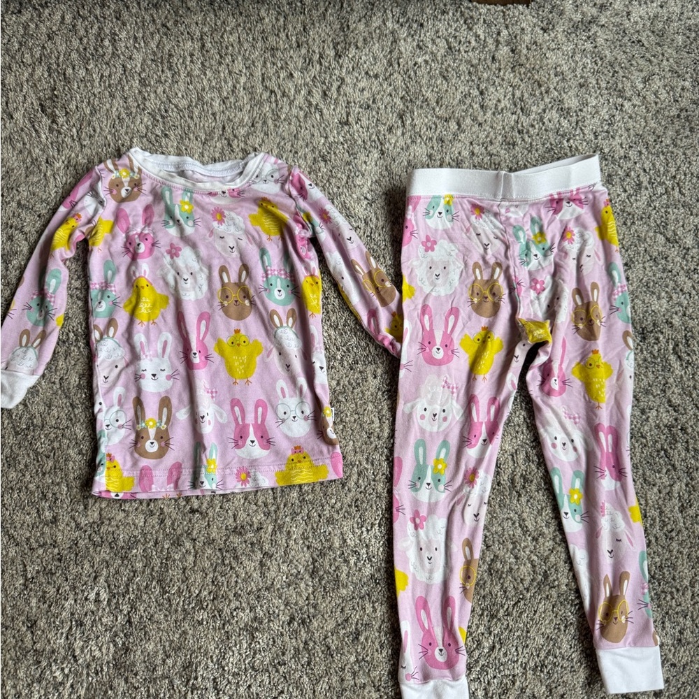 Little Sleepiest Pink Bunny Pajamas